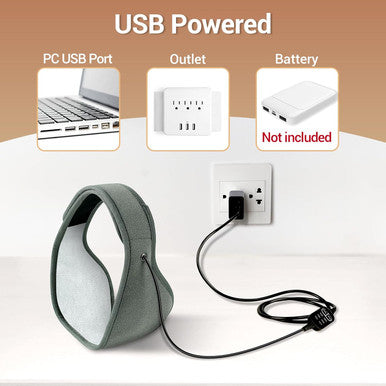 Comfytemp Face Heating Pad For Tmj Relief, Fsa Hsa Eligible Heated Face Mask With 3 Heat And Time Settings, Usb Electric Wearable Heating Pad For Face Jaw Chin Wisdom Teeth, Oral And Facial Surgery
