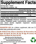 Best Naturals Bilberry Extract 1000mg & Vanadium 2 mg with Chromium