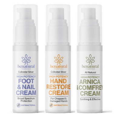 Benatural Essentials All Natural Arnica & Comfrey Cream 50g | For Sprains & Bruises | Botanical Cream for Skin Comfort After Activity | With Jojoba Oil & Vitamin E | pH Balanced | Made in the UK