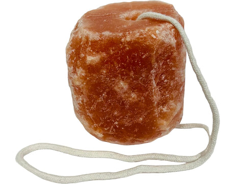 RoyalHouse 4.46.6 Lbs Himalayan Salt Lick for Horses Deer Goats and Livestock Salt Block on Rope (1 Pack) 100% Natural & Pure Mineral Salt with Minerals for Digestive Health Animal Treat