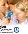 Vicks Non-Contact Infrared Thermometer for Forehead, Food and Bath Touchless Thermometer for , Babies, Toddlers and Kids Fast, Reliable, and Clinically Proven Accuracy