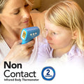 Vicks Non-Contact Infrared Thermometer for Forehead, Food and Bath Touchless Thermometer for , Babies, Toddlers and Kids Fast, Reliable, and Clinically Proven Accuracy