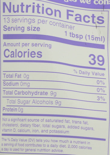 Nunaturals Nustevia Pourable Maple Syrup Pouch, 6.6 Oz
