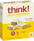 think! Protein Bars, High Protein Snacks, Gluten Free, Kosher Friendly,Variety Pack, Nutrition Bars, 2.1 Oz per Bar, 12 Count (Packaging May Vary)