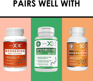 Genex Formulas 250Mg Nmnh + Resveratrol + Tmg (60 Capsules - 30 Servings) Nmnh (Dihydronicotinamide Mononucleotide) + 98% Resveratrol + Tmg For Healthy Aging - Non-Gmo, Gluten-Free, Vegetarian