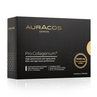 Auracos Pro Collagenium High Performance Anti Aging Drink 10,000 mg 25 ml*14 bottles