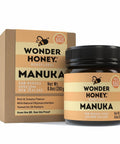 Wonder Honey Raw Manuka Honey New Zealand MGO550 (15+) Tested for 26 Markers, Traceable, Natural Soothing for Sore Throat, Cough - Aids Digestion - Triple Sealed for safety in a Protective Box (8.8oz)