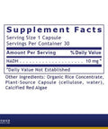 Premier Research Labs Nadh - Supports Alertness, Energy & Athletic Performance - Memory Support Dietary Supplements - For Brain