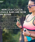 Dr. Mercola, Organic Cocoa Cassava with Coconut and Chia Seeds, 1 Box (12 Bars), Chocolate-Coated Gourmet Snack Bar, Non GMO, Soy , Gluten , USDA Organic