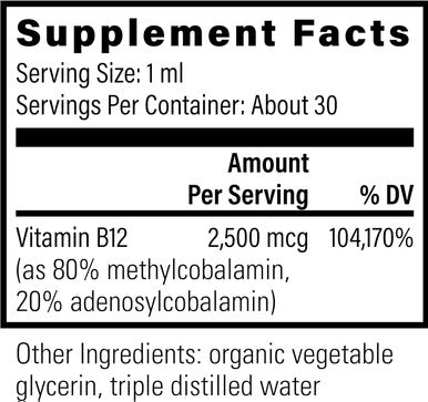 Earth Harmony Organic Vegan Vitamin B12 Sublingual Liquid Supplement - 2500Mcg Methylcobalamin Drops For Natural Energy, Metabolism Health And Immune System Support - 1 Fl Oz