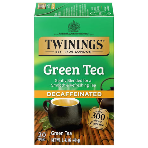 Twinings Lemon & Ginger, Caffeine-Free Herbal Tea Bags, 100 CT Box (1 Pack) | Spicy & Tangy, Ginger, Lemon Peel, Lemongrass, Blackberry Leaves, Soothe Digestion, 100 Foil Lined Individually Wrapped Bags