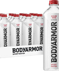 BODYARMOR SportWater Alkaline Water, High Alkaline Bottled Water, pH 9+, 700mL (24 Pack), Refreshing Electrolyte Drink Pack, Wide Mouth Bottle