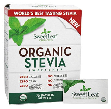 Sweetleaf Organic Stevia Sweetener 70 (Pack of 12)
