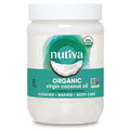 Nutiva Organic, Cold-Pressed, Unrefined, Virgin Coconut Oil from Fresh, non-GMO, Sustainably Farmed Coconuts, 15-ounce