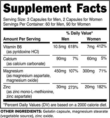 Primaforce ZMA Dietary Supplement 180 Capsules