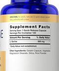 Carlyle L Serine Capsules 500 mg | 120 Count | Non-GMO & Gluten Supplement