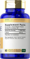 Carlyle L Serine Capsules 500 mg | 120 Count | Non-GMO & Gluten Supplement