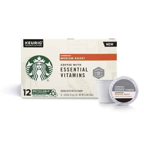 Starbucks K-Cup Coffee Pods, Medium Roast Coffee for Keurig Brewers, Holiday Blend, 100% Arabica, Limited Holiday Edition, 1 Box (32 Pods)