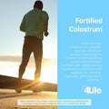 4Life - Fortified Colostrum - Bovine Colostrum Veggie Capsules for Immune Absorptive Respiratory and Brain Function Support with Lactoferrin Lactalbumin and Milk Fat Globule Membrane - 60 Capsules