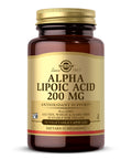 Solgar Alpha Lipoic Acid 200 Mg 50 Vegetable Capsules - Antioxidant Support - Helps To Recycle Glutathione Vitamin C & E Coq-10 - Non-Gmo Vegan Gluten Free Dairy Free Kosher 50 Servings