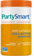 Himalaya PartySmart One Capsule for a Better Morning Plant-Based Liver Support for a Better Morning After Drinking Clinically Studied Non-GMO Project Verified 28 Capsule Larger Size