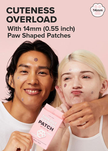 I Dew Care Hydrocolloid Acne Pimple Patch - Timeout Blemish Happy Paws + Tweezer - Tweeze The Day | Precision Stainless Steel, Professional Hair Beauty Tool Bundle