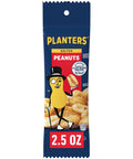 PLANTERS Salted Peanuts, 2.5 oz, 15-Pack, Snack Nuts