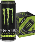 Monster Energy Zero Sugar, Low Calorie Energy Drink, 16 Ounce | Pack of 12