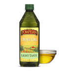 Pompeian Light Taste Olive Oil, High Heat Cooking, Baking & Sauteing, High Smoke Point, 32 Fl Oz