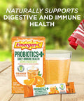 Emergen-C Probiotics+ Vitamin C 250mg (30 Count, Orange Flavor, 1 Month Supply) Daily Immune Health Dietary Supplement Drink Mix, 0.19 Ounce Powder Packets