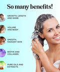 Biotin For Hair Growth Treatment Set - Biotin Shampoo And Conditioner Set Sulfate Plus Hair Loss Supplement For Women & Men With Saw Palmetto Horsetail Collagen And Keratin (2 Month Supply)
