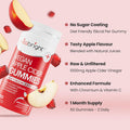 Vitabright Vegan Apple Cider Vinegar Gummies High Strength 1000mg Raw & Unfiltered 60 Apple Cider Gummies That Work Fast (1 Month) Apple Cider Vinegar Gummy Vitamin C Chromium Pomegranate VitaBright ACV