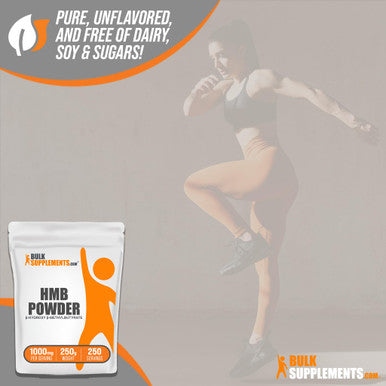 Bulksupplements.Com Hmb Powder - As Calcium Hmb, Beta-Hydroxy Beta-Methylbutyrate - Hmb Powder Supplements, Gluten Free - 1000Mg Per Serving, 250G (8.8 Oz) (Pack Of 1)