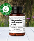 Santa Cruz Paleo Magnesium + Potassium Caps Supplement For Men And Women Paleo Keto Sugar and Gluten Magnesium Glycinate 166Mg And Potassium Citrate 38Mg Per Serving American Made 60 Caps
