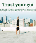 MegaFood Megaflora Probiotic Plus - Probiotics For Women And Men - 50 Billion Cfus & 14 Strains - Probiotics For Digestive Health & Immune Support - Vegan - Made Without 9 Food Allergens - 30 Caps