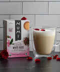 Numi Organic Tea White Rose 16 Tea Bags (Pack of 6) Velvety White Tea & Fragrant Rosebuds Low Caffeine