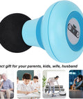 Yinhing Mini Deep Tissue Massager, 6 Gears Handheld Back Massager Muscle Relaxation Pain Relieve Cordless Handheld Massage Stick For Neck, Shoulder, Hand, Leg And Foot Massage(Blue)