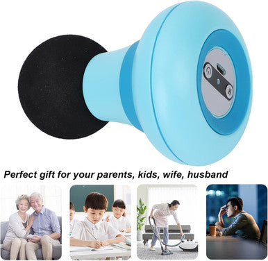 Yinhing Mini Deep Tissue Massager, 6 Gears Handheld Back Massager Muscle Relaxation Pain Relieve Cordless Handheld Massage Stick For Neck, Shoulder, Hand, Leg And Foot Massage(Blue)