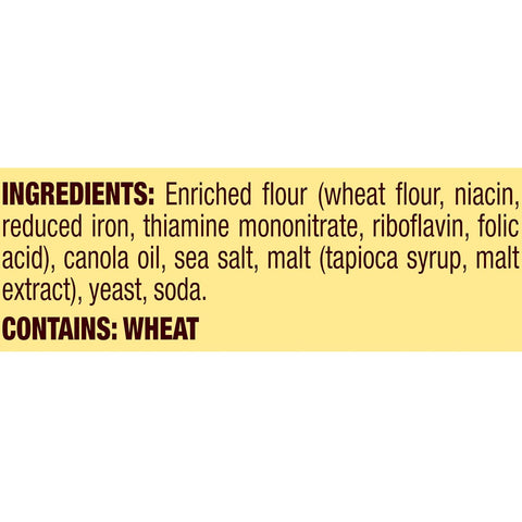Snyder's of Hanover Pretzels Rounds Sea Salt 3.5 Oz
