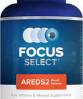 Focus Select Areds2 Based Eye Vitamin-Mineral Supplement - Areds2 Based Supplement For Eyes (180 Ct. 90 Day Supply) - Areds2 Based Low Zinc Formula - Eye Vision Supplement And Vitamin
