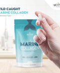 Revive Naturals Marine Collagen Capsules 2400mg - with Hyaluronic Acid & Vitamin C - 90 Capsules - Premium Complex for Skin Joints & Hair for Women & Men ÃƒÂ¢Ã¢â€šÂ¬Ã¢â‚¬Å“ Resealable and Recyclable Pouch by Alpha01
