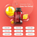 Weightworld Vitamin B Complex High Strength 150mg | 365 Vegan Tablets (1 Year Supply) | B Complex for Immune System Tiredness & Fatigue (EFSA) | All 8 B Vitamins B1-B2-B3-B5-B6-B9-B12-B7 (Biotin) & Vitamin C