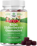 Natures Craft Sambucus Elderberry Gummies for Kids Health - Delicious Black Elderberry Gummies with Zinc and Vitamin C for Kids Immune Support - Gelatin and Gluten Non-GMO Kids Immunity Support 90 Gummies