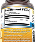 Amazing Nutrition Formulas Vitamin D3 400 IU | 180 Softgels Supplement | Non-GMO | Gluten- | Made in USA