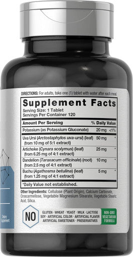HorbAach Water Pills Super Strength 120 Tablets Vegetarian, Non-Gmo & Gluten Supplement