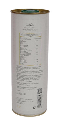 Aegle by NOOS TRADE Polyphenol-rich Aegle Early Harvest Greek Olive Oil Extra Virgin - Drinking EVOO - Monovarietal Koroneiki Aroma of Green Unripe Olives Cold Pressed 500ml
