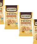Snyder's of Hanover Pretzels Braided Twists, Honey Wheat, Four 12 Ounce Bags