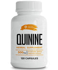 SIRUNES Quinine Capsules - Cinchona Officinalis Bark Herbal Supplement For Leg Cramping Relief, Cramp Defense And Overall Digestive Health - All-Natural Quinine Pills, 1000Mg, 120 Tablets