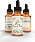 Khroma Herbal Products Organic White Willow Bark 30 Servings - 800 MG Per Serving - 2 FL OZ Liquid in a Glass Bottle - Salix Alba