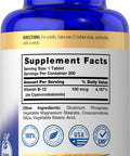 Carlyle Vitamin B12 100Mcg | 200 Tablets | Essential Vitamin Supplement | Vegan, Non-Gmo, And Gluten Free Formula